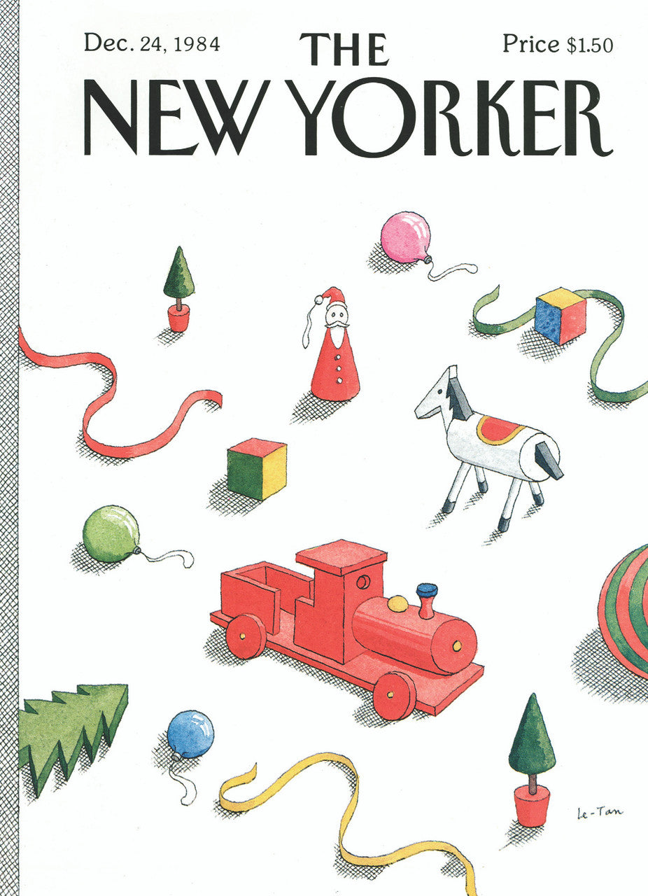 Card: Christmas Toys - New Yorker Card (Inside: "Wishing You A Merry Christmas and a Happy New Year")