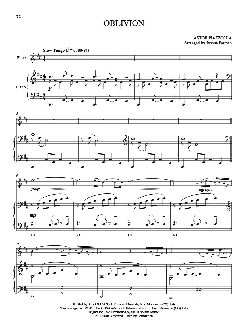 Piazzolla 25 Tangos for Flute and Piano