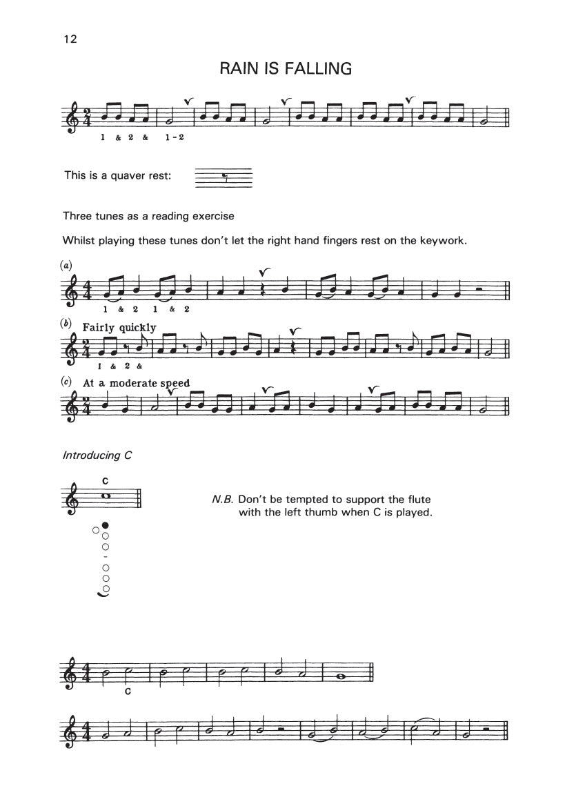 Wye Beginner's Book for the Flute Part One