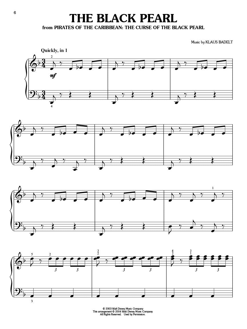 Pirates of the Caribbean - Easy Piano Solo Collection