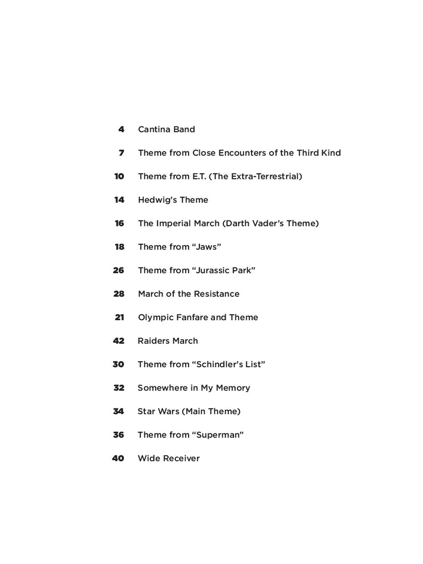 Williams, John - Best of - Easy Guitar with Tab