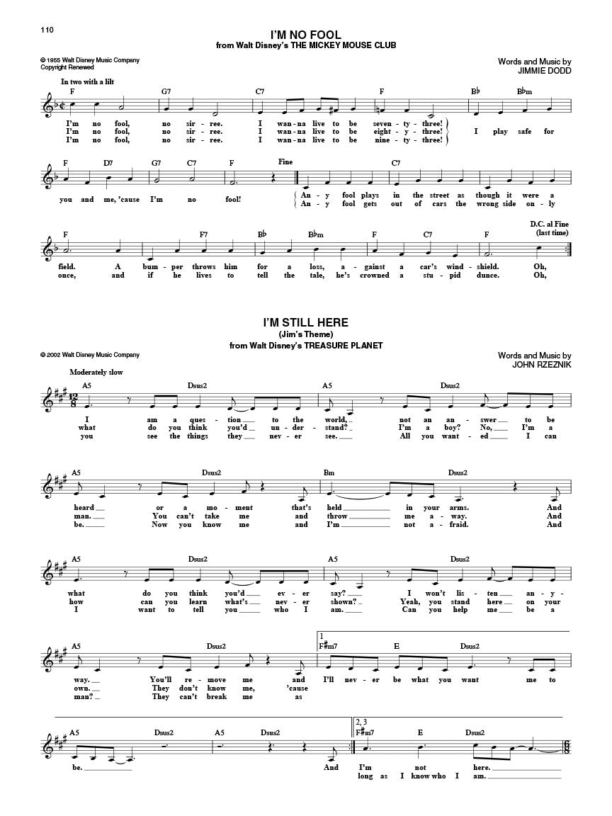 Disney Fake Book, The 4th Edition