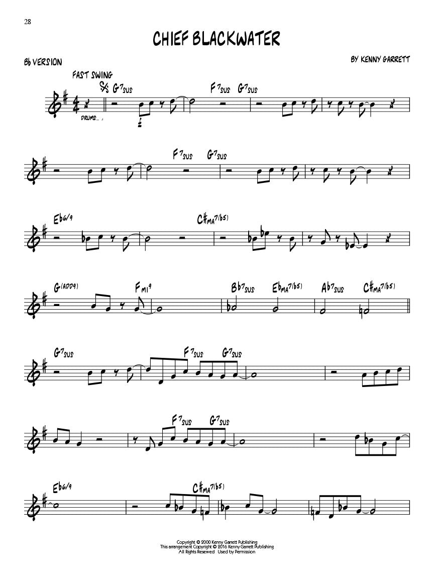 Garrett, Kenny - Jazz Play-Along Vol. 153