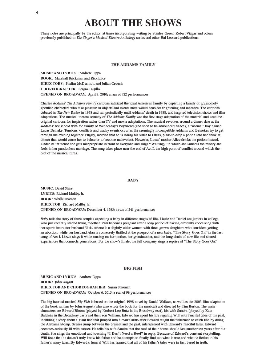 Singer's Musical Theatre Anthology - Soprano with Recorded Accompaniment Vol 6