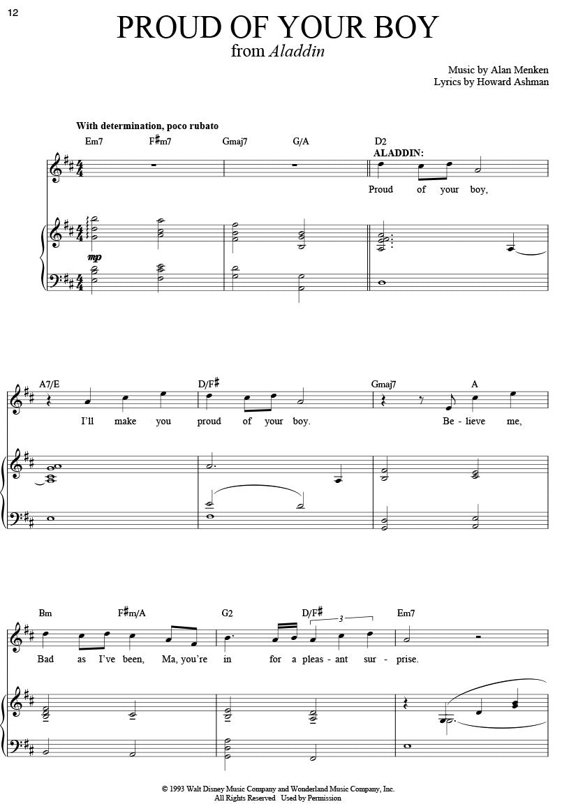 Contemporary Theatre Songs - Tenor