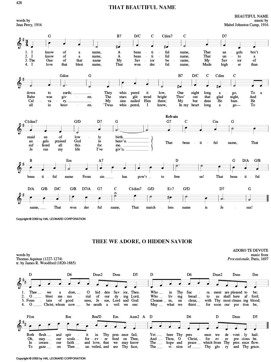 Hymn Fake Book C Edition