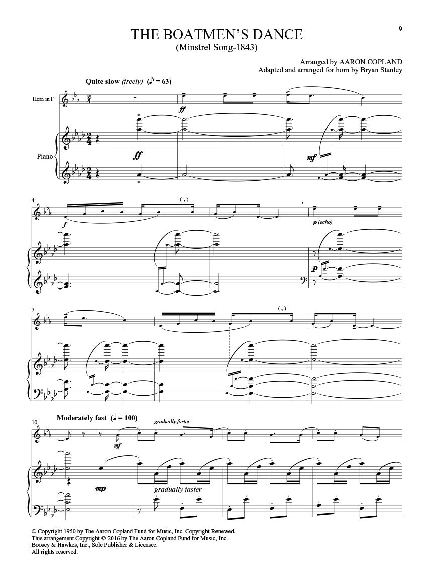 Copland: Old American Songs - Horn