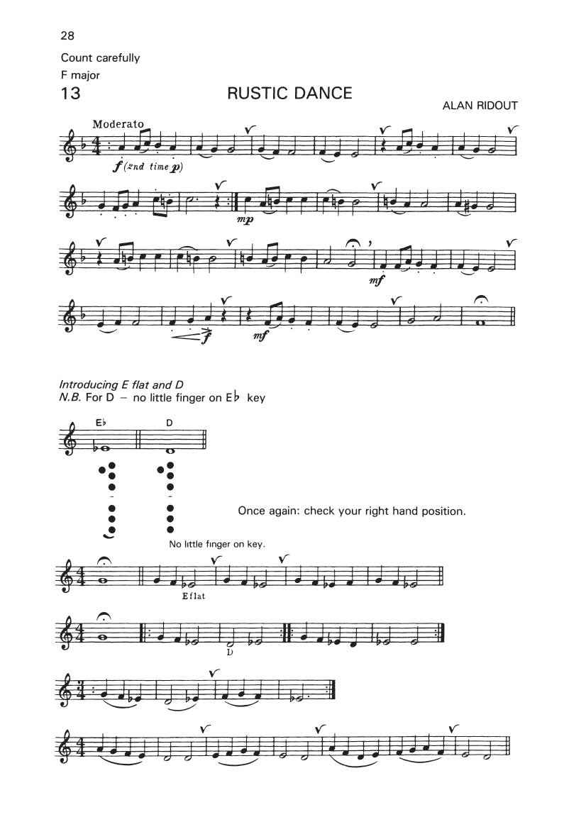 Wye Beginner's Book for the Flute Part One