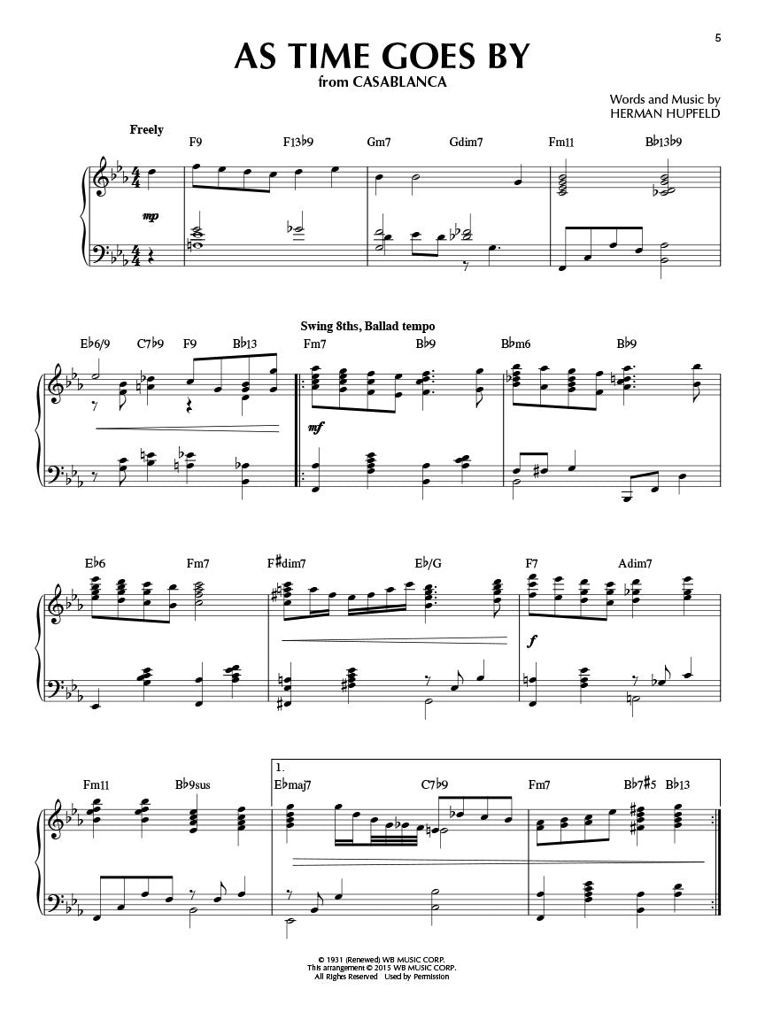 Silver Screen Jazz - Jazz Piano Solos Series Vol. 37