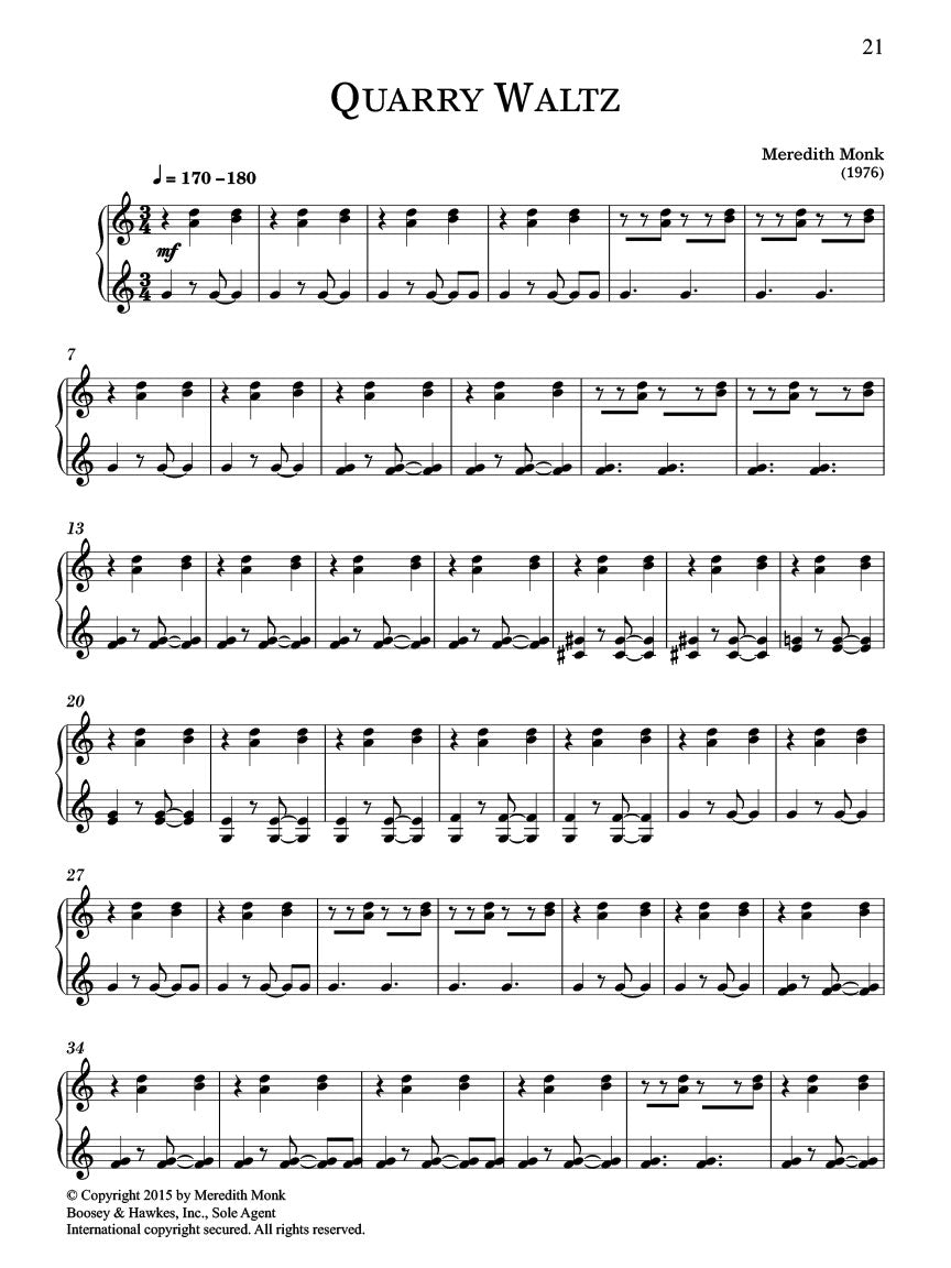 Monk, Meredith - Piano Album II