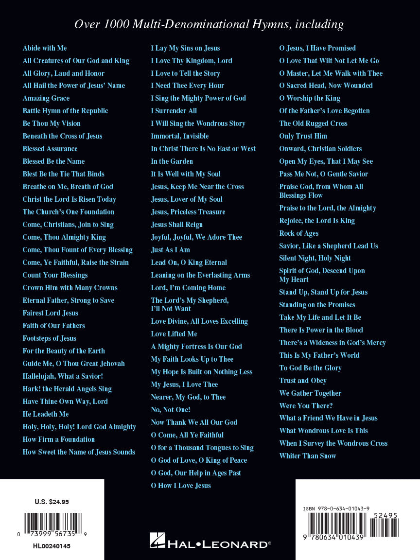 Hymn Fake Book C Edition