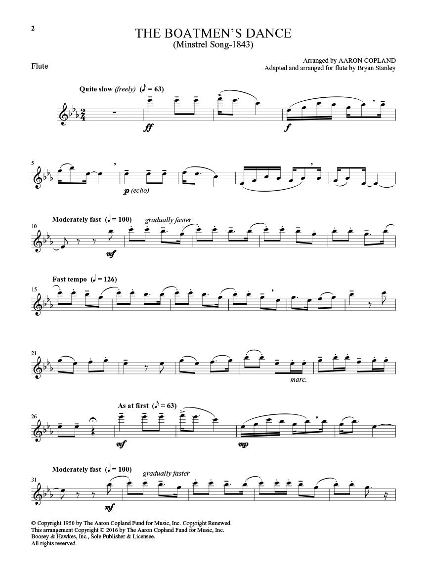 Copland: Old American Songs - Flute