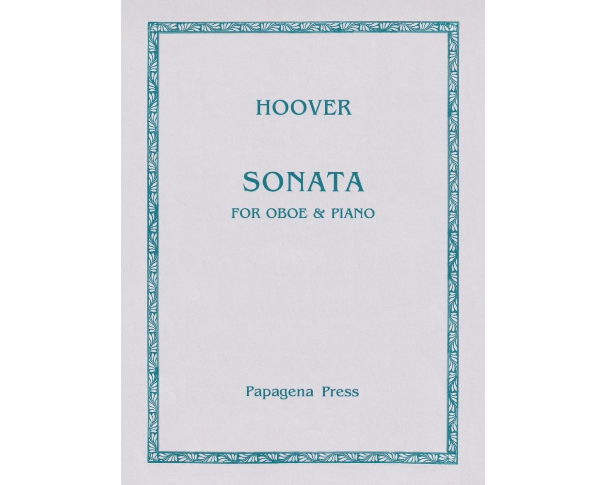Hoover Sonata for Oboe and Piano