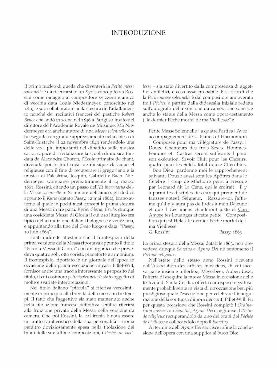 Rossini Petite Messe Solennelle