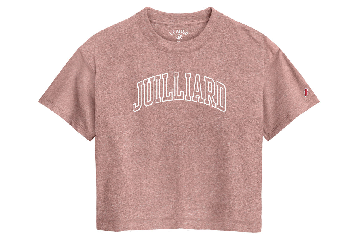 T-Shirt: Crop top with Juilliard Collegiate