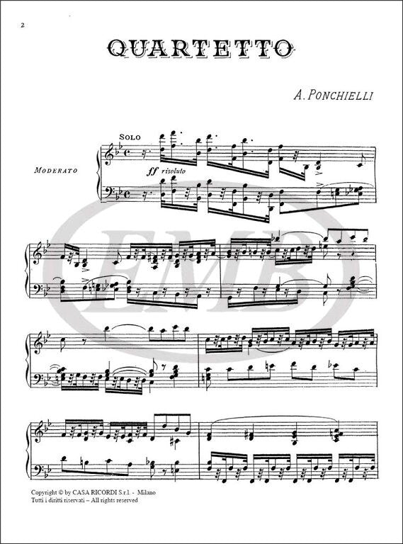 Ponchielli: Quartetto
