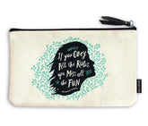 Pencil Bag/Zipper Pouch: Obey the Rules Zipper Pouch (10x6.5")