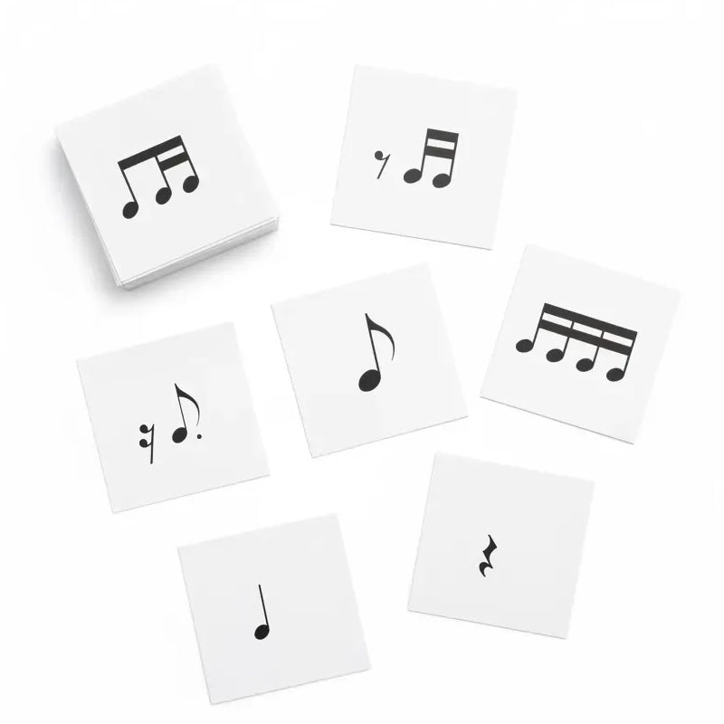 Teaching Aid: Rhythm Cards (Quarter Unit; Simple Meters)