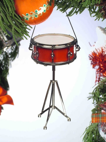 Ornament: 3.5" Red Snare Drum