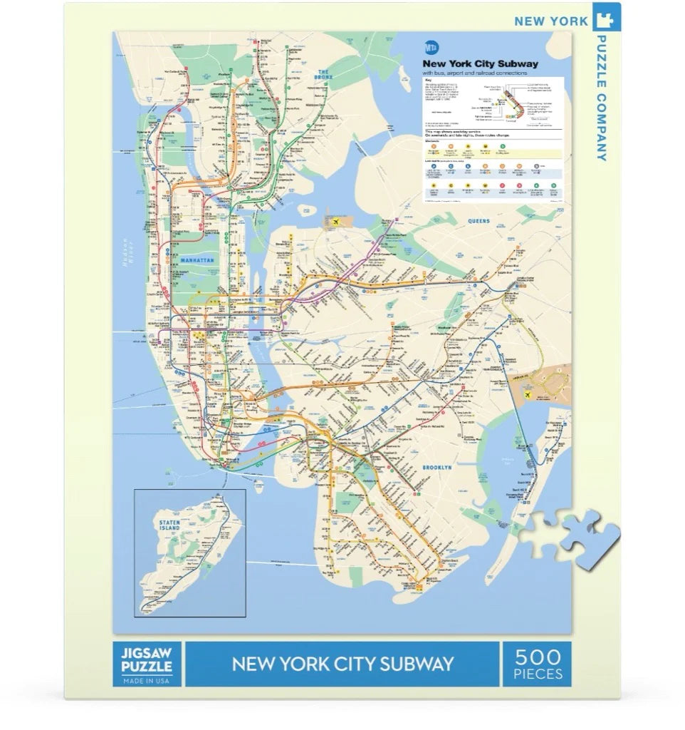 Puzzle: New York Subway Map