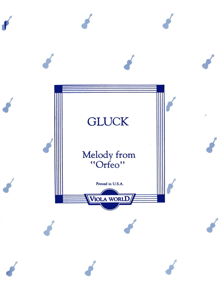 Gluck Melody from Orfeo - Viola