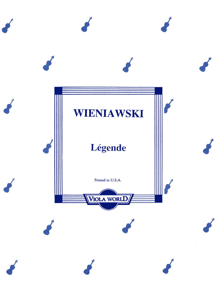 Wieniawski: Légende Viola & Pia