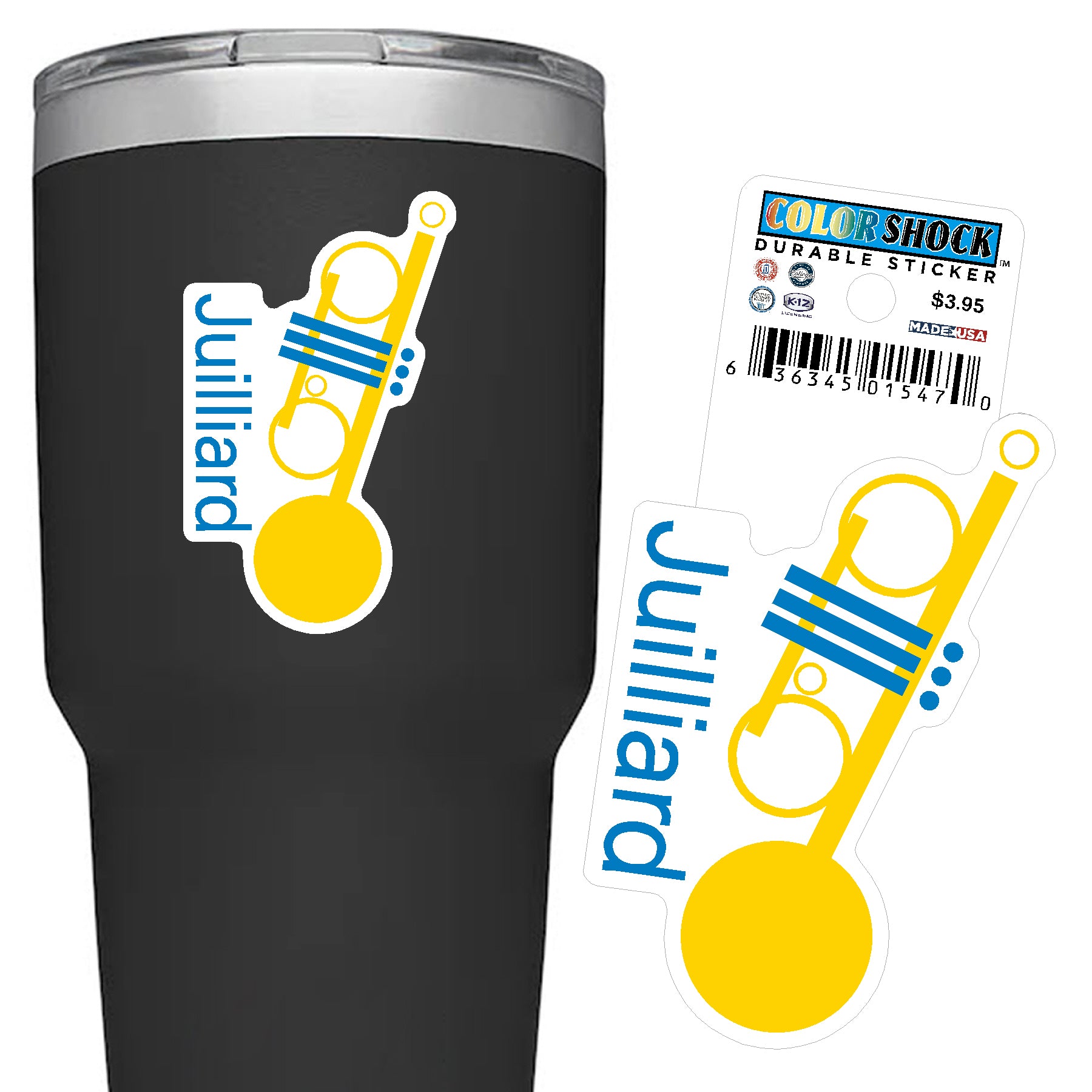 Decal: Juilliard Durable Sticker Icons
