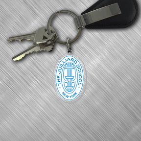 Keychain: Juilliard Seal acrylic (various colors)