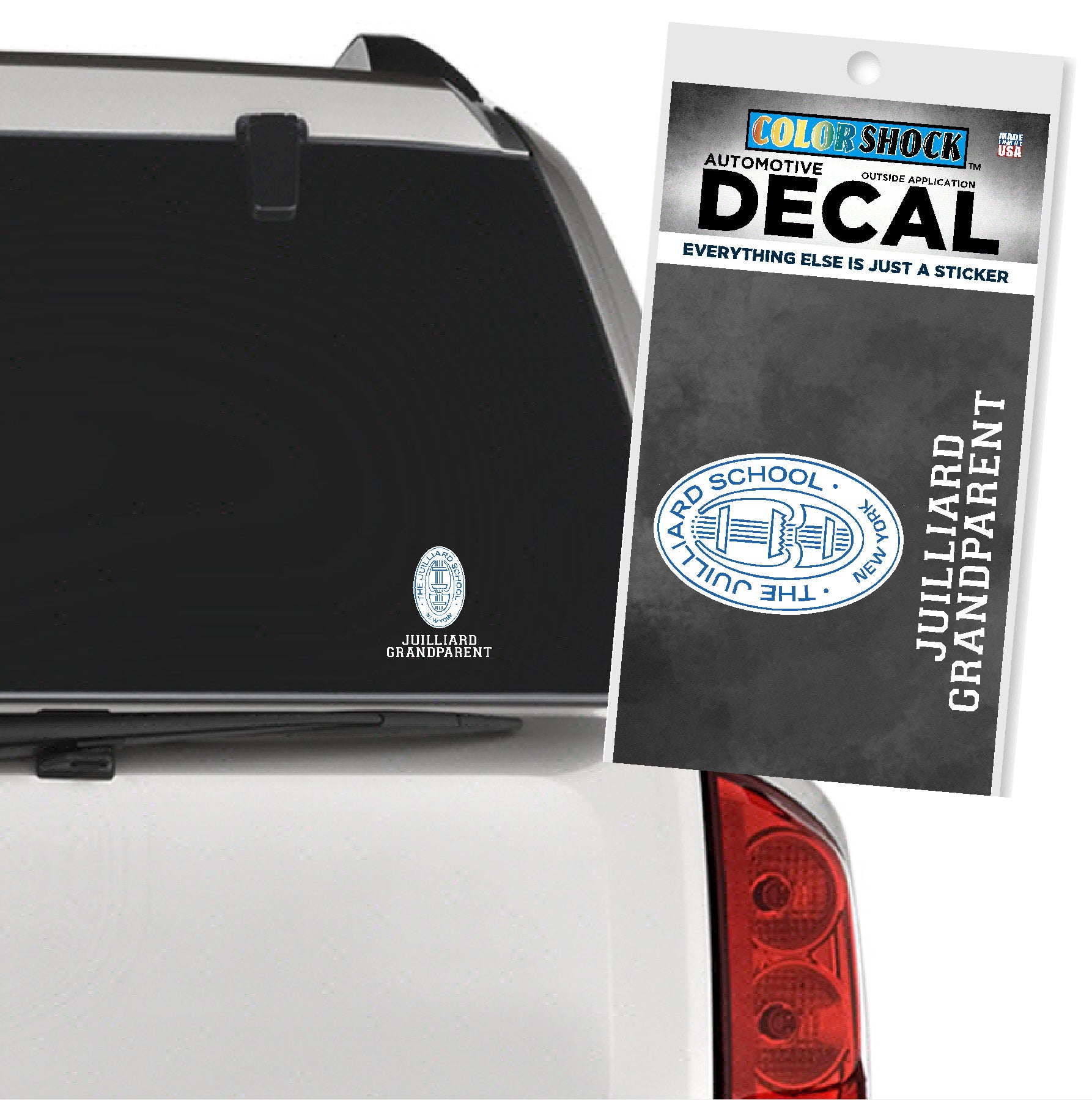 Decal: Juilliard Shockwave Grandparent Sticker (for car/case, etc)