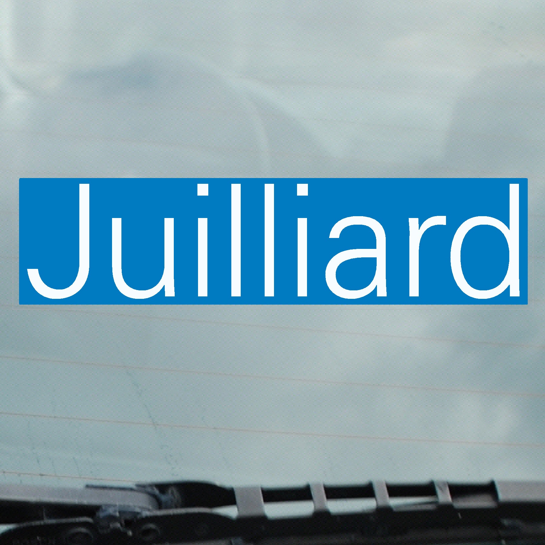 Decal: Juilliard Logo Window Static Cling