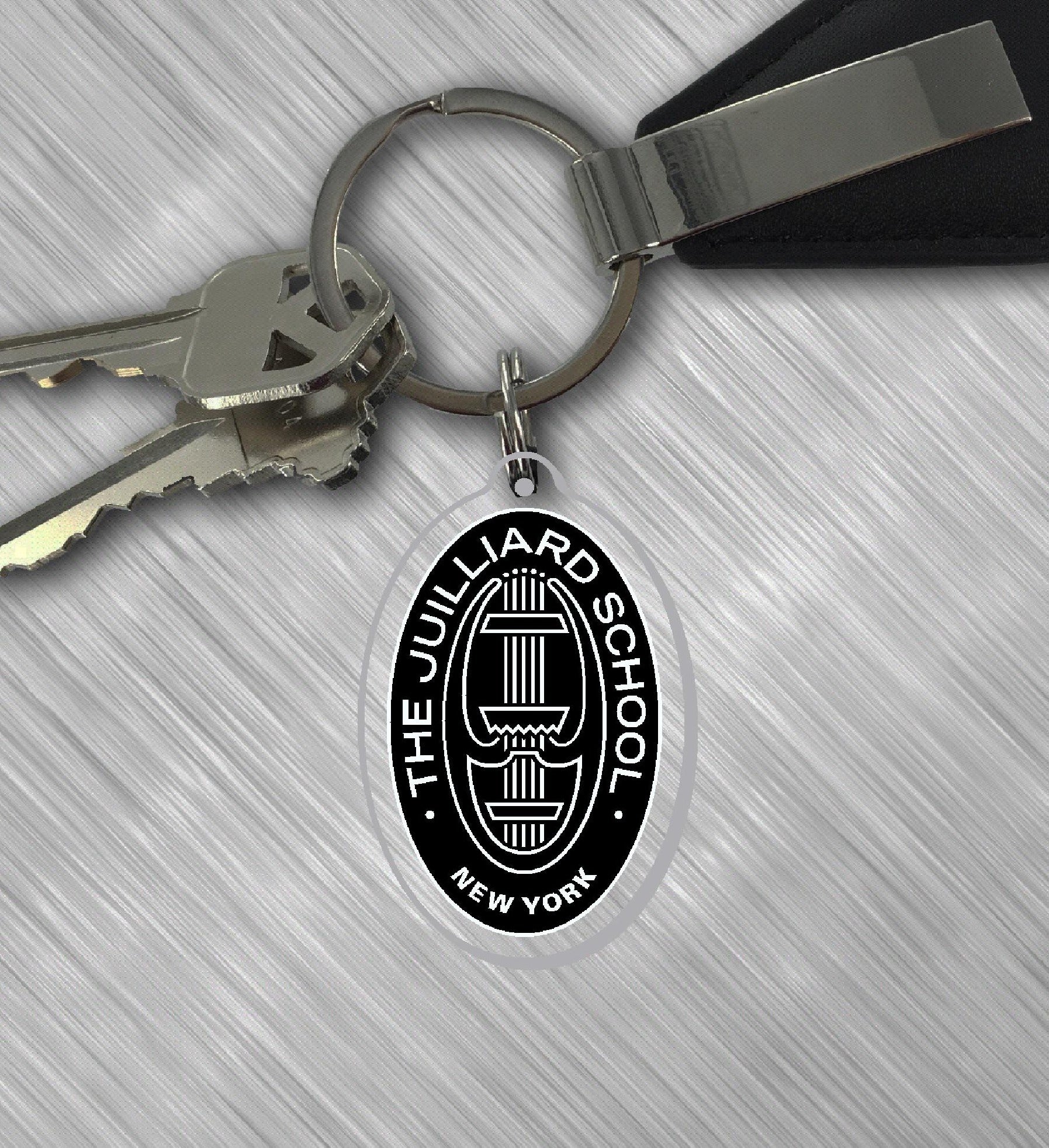 Keychain: Juilliard Seal acrylic (various colors)