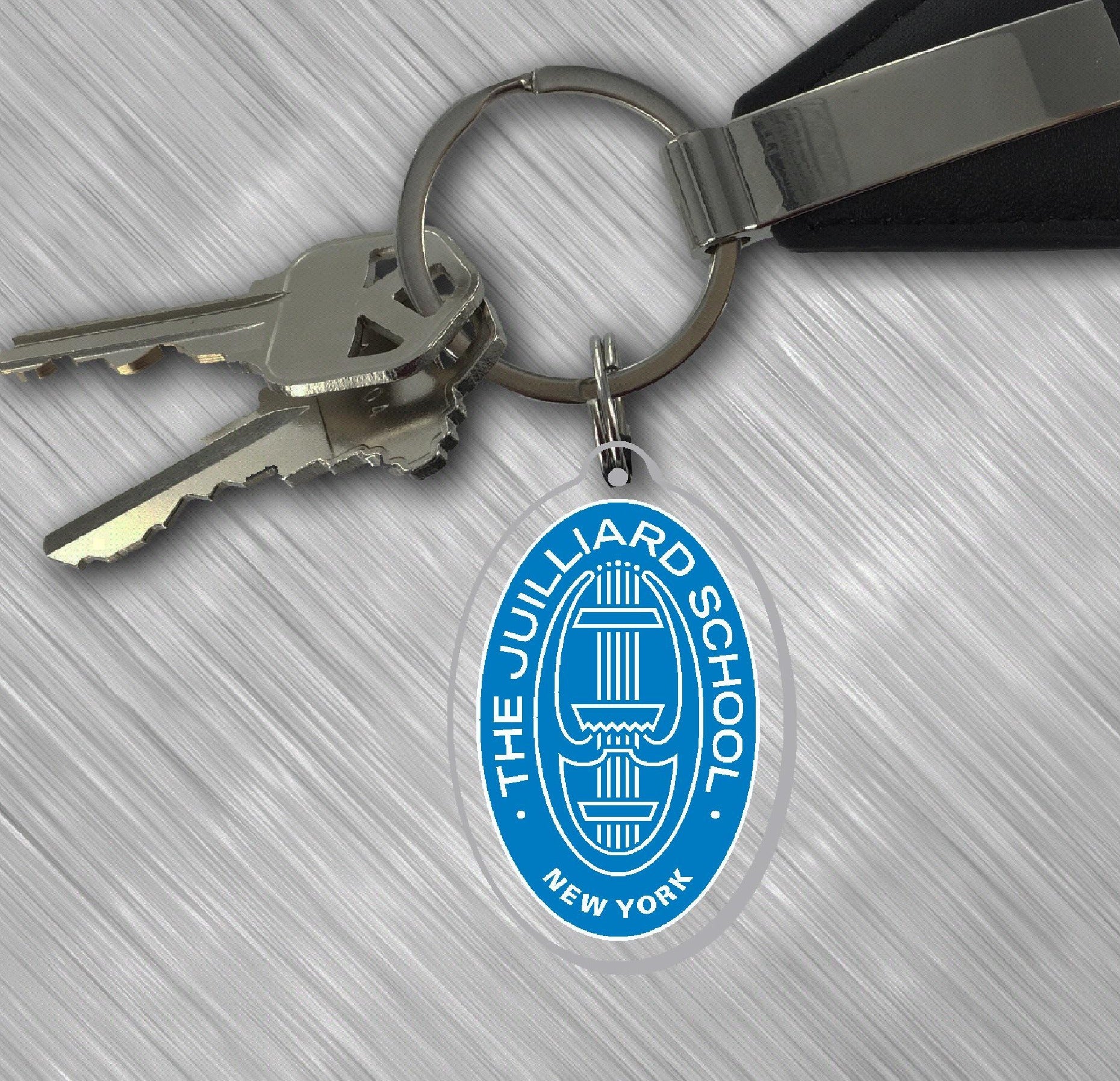 Keychain: Juilliard Seal acrylic (various colors)