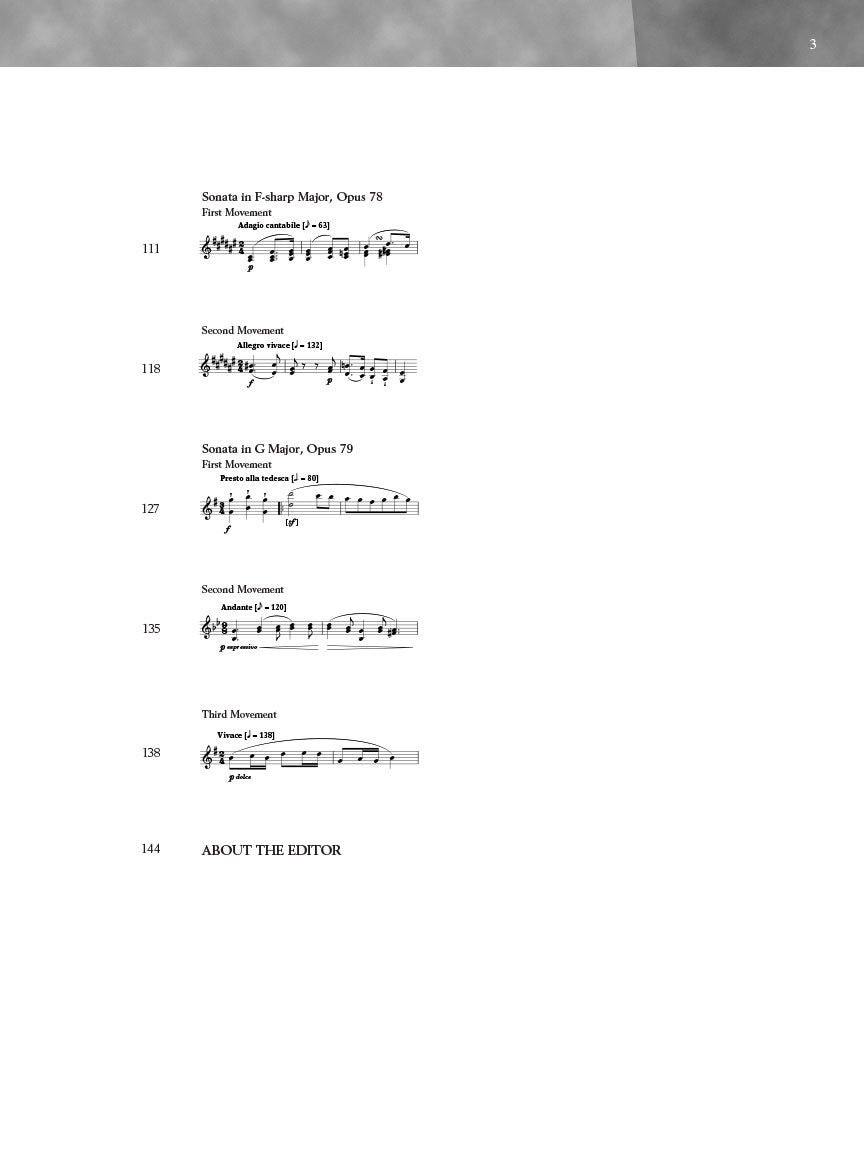 Beethoven - Six Selected Sonatas - Schirmer Performance Editions