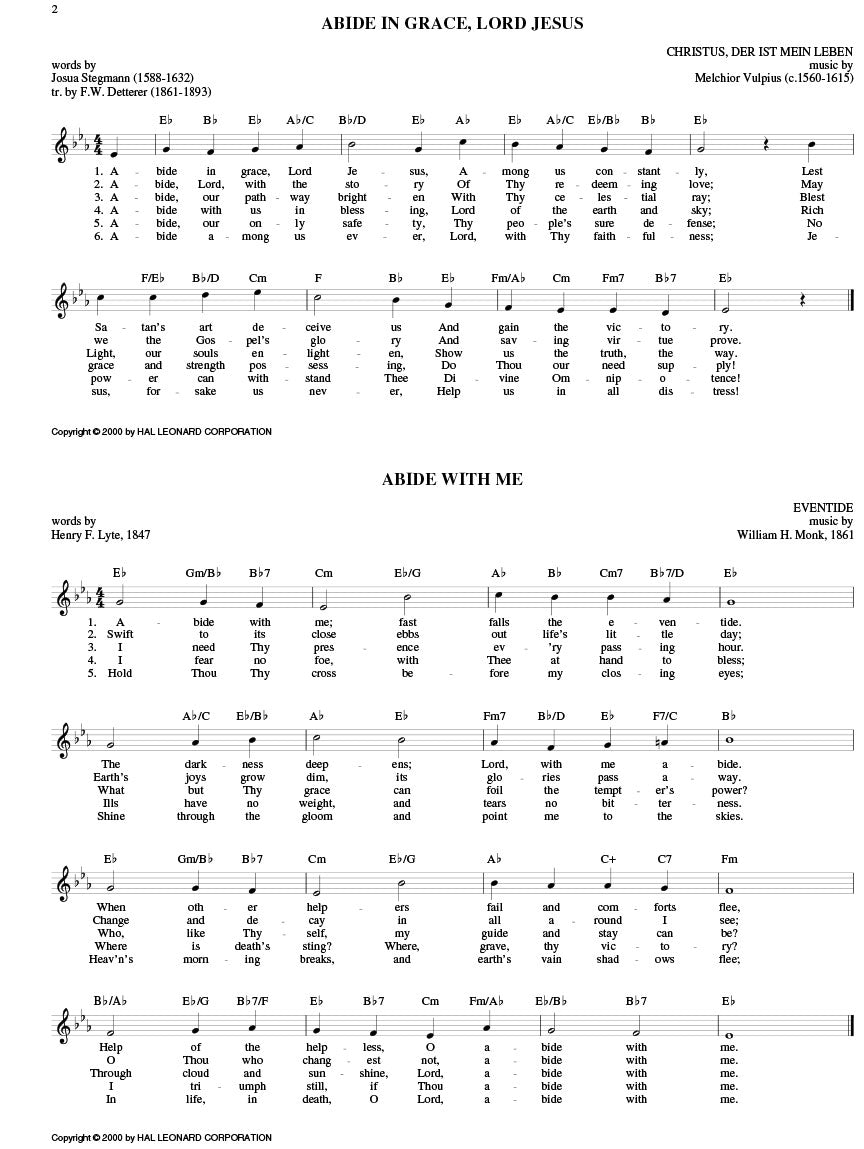 Hymn Fake Book C Edition