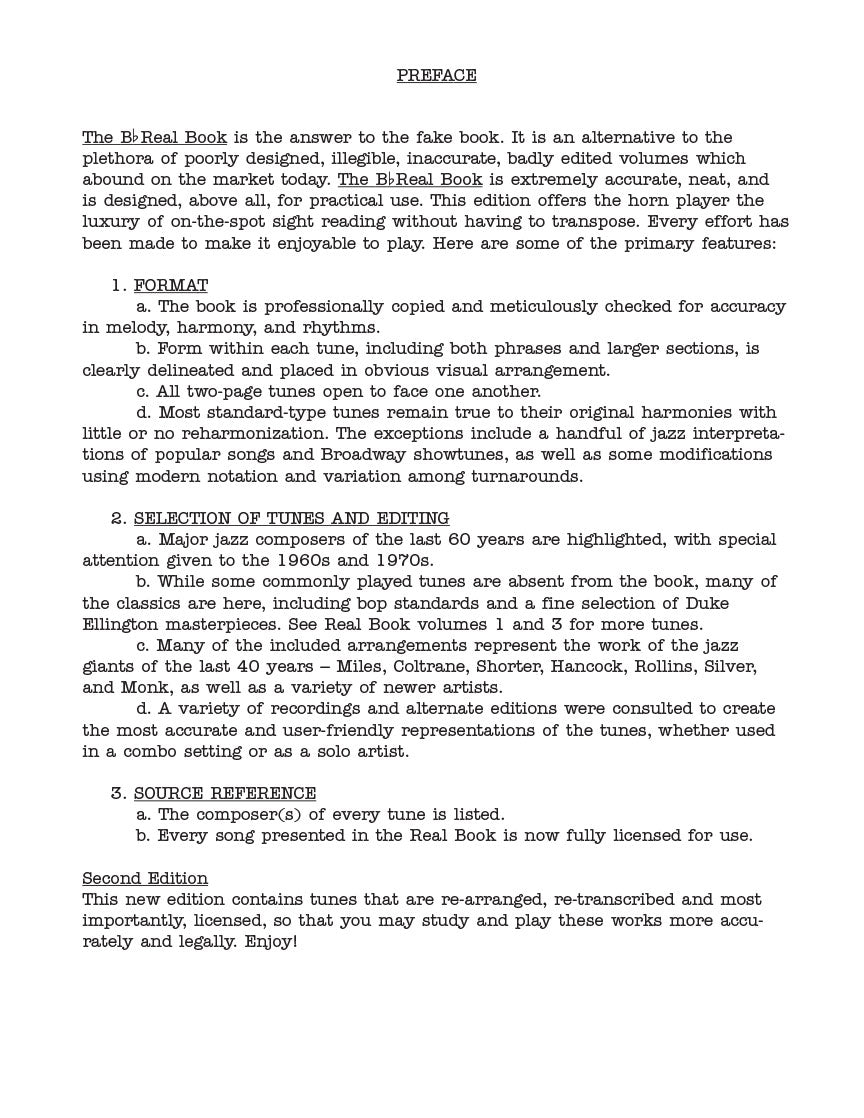 Real Book - (2.11): Real Book, The - Volume 2, B-flat