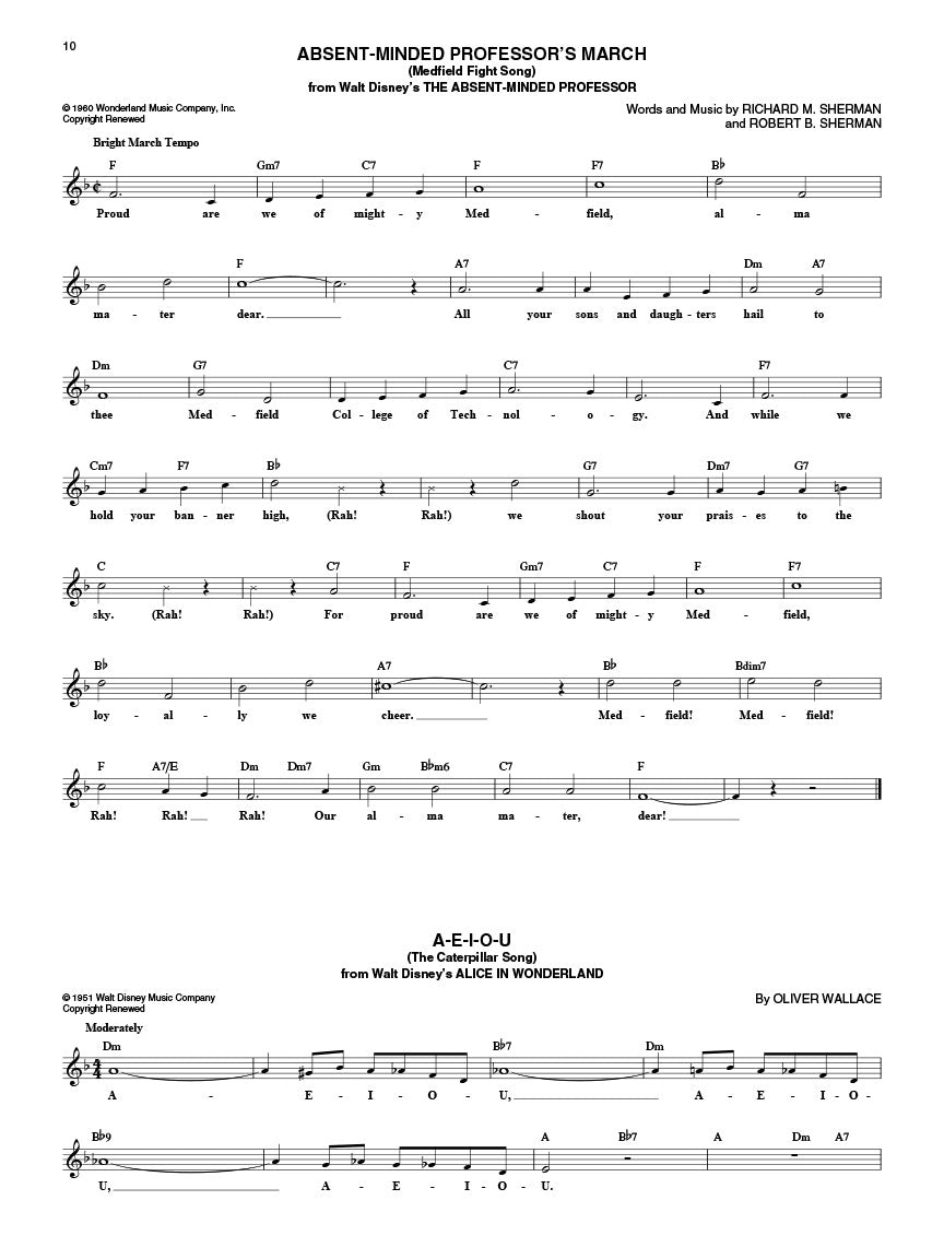 Disney Fake Book, The 4th Edition