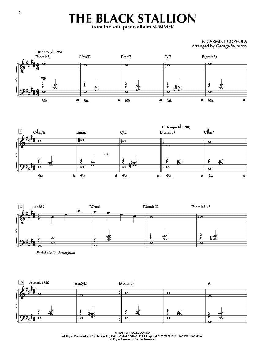 Winston, George - Piano Solos