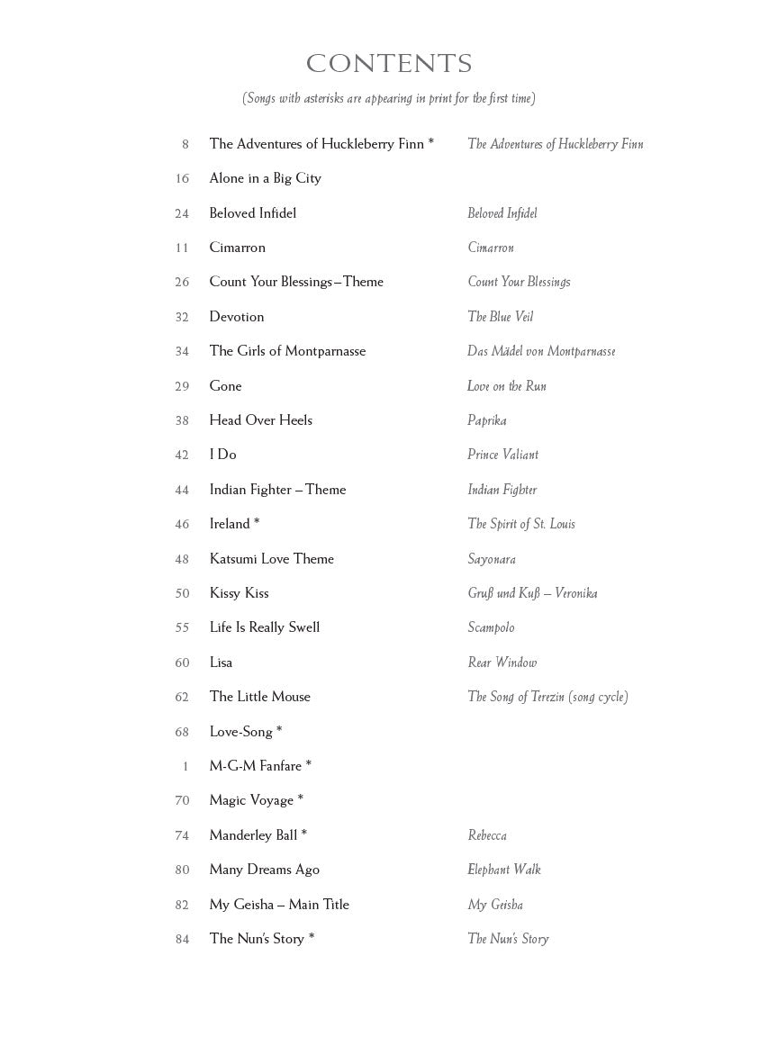 Waxman, Franz - Collection