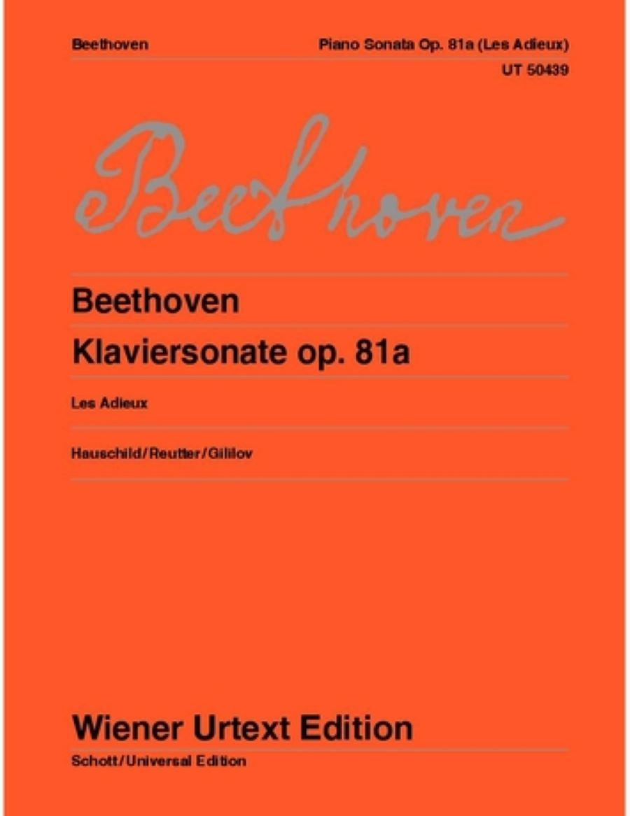 Beethoven Piano Sonata Op. 81a (Les Adieux)