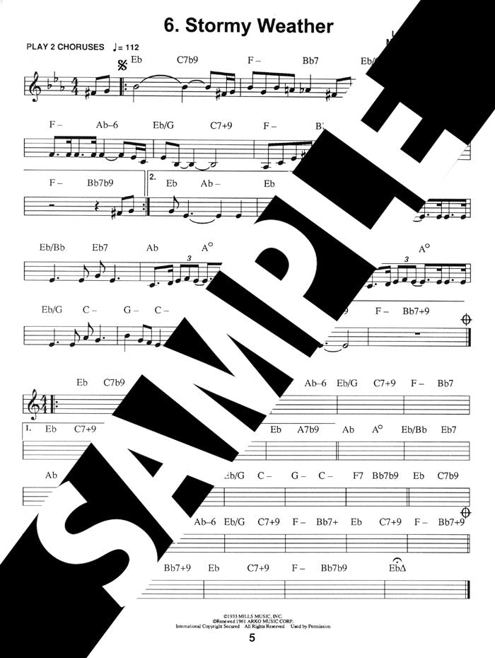 VOLUME 44 - AUTUMN LEAVES - Book/download audio tracks