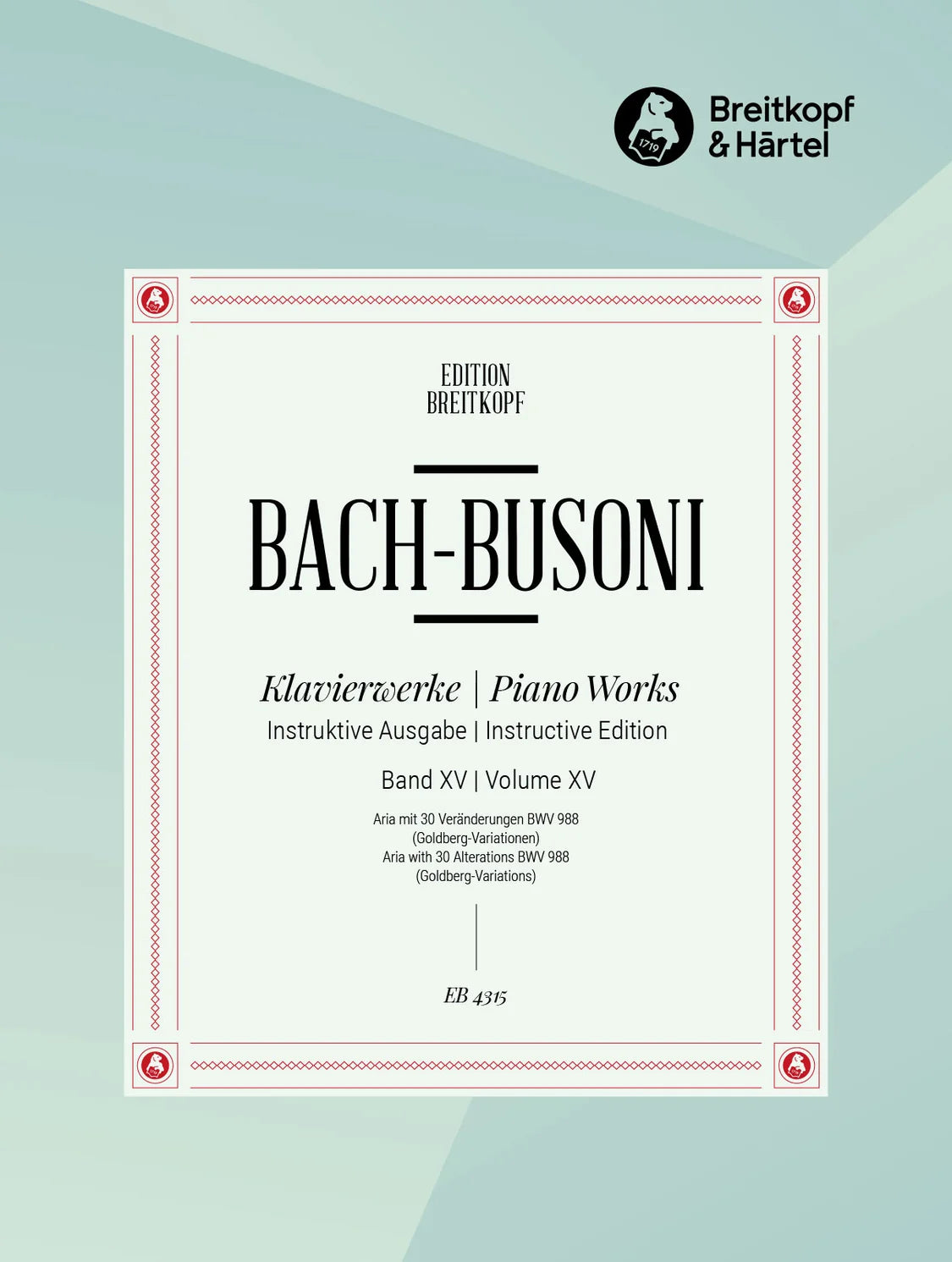 Bach: Goldberg Variations, BWV 988