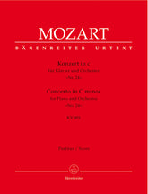 Mozart Concerto for Piano and Orchestra no. 24 in C minor K. 491 (Full Score)