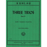 Kuhlau Three Trios, Opus 13 for Flute