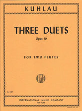 Kuhlau Three Duets, Opus 10 for Flute