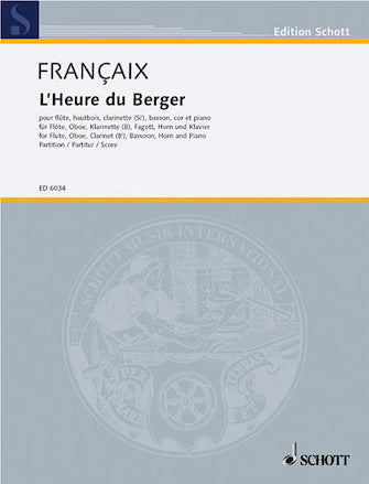 Francaix L'Heure du Berger Score