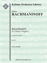 Rachmaninoff Rhapsody on a Theme of Paganini, Op. 43