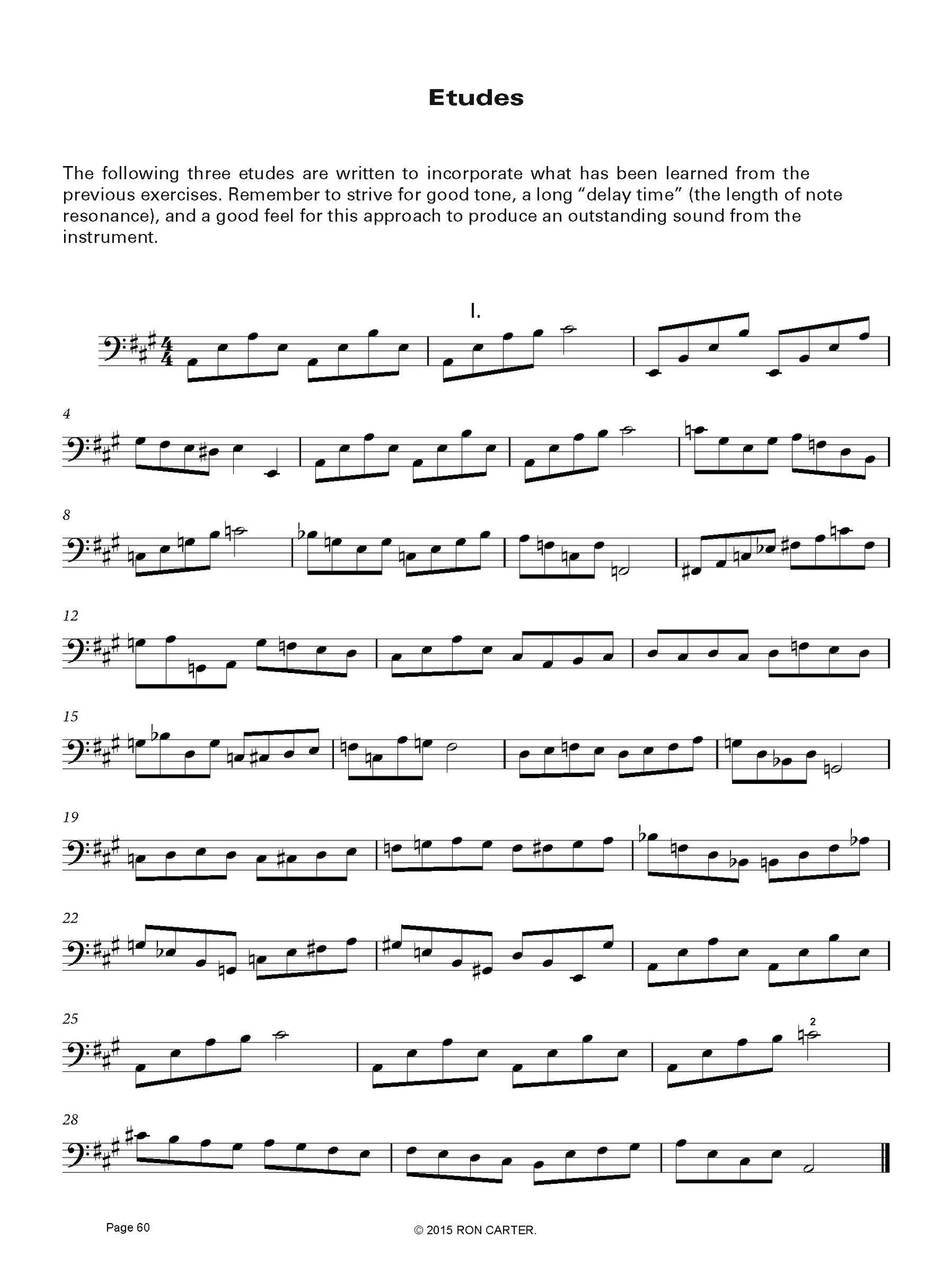 Ron Carter Comprehensive Bass