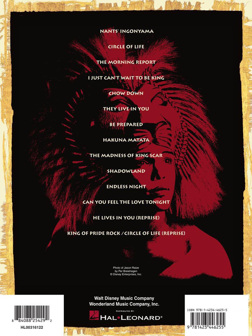 Lion King, The - Broadway Selections