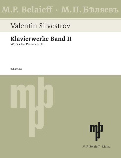 Silvestrov: Piano Works, Volume 2