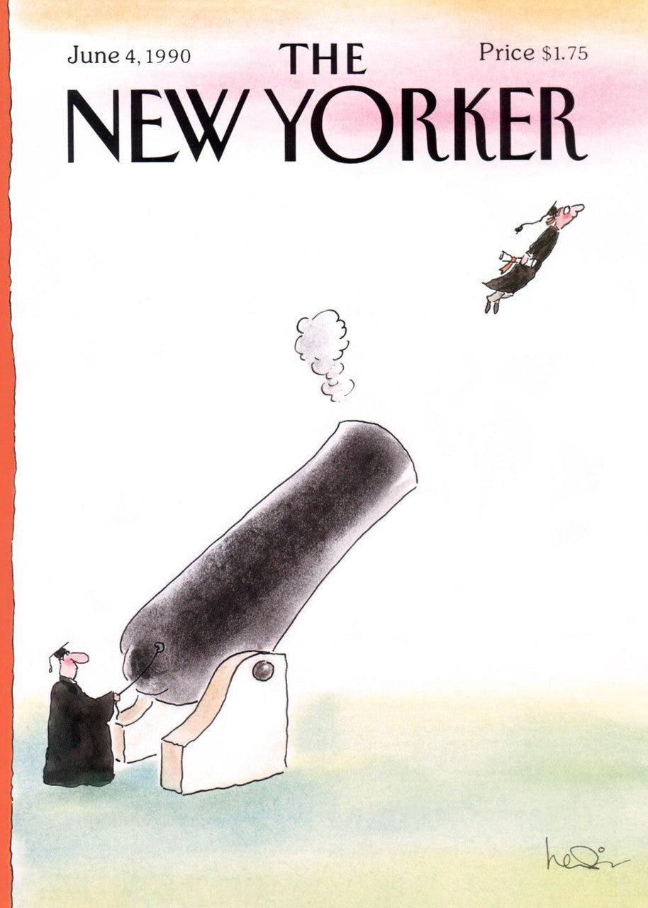 Card: Grad Cannon - New Yorker Cover (Inside: "Congratulations!")